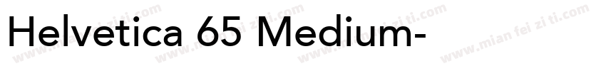 Helvetica 65 Medium字体转换